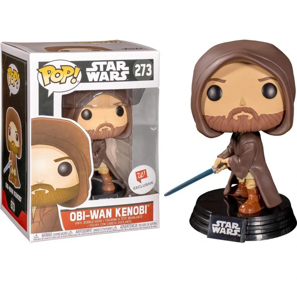 NIB Funko POP! Star Wars Young OBI-Wan Kenobi #273 (Hooded with Light Saber) - Picture 1 of 9